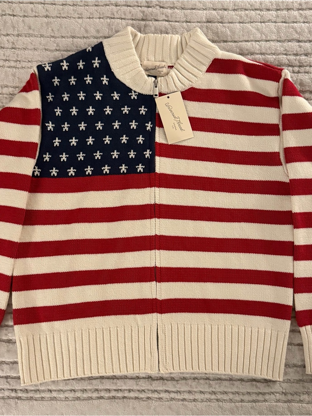 Universal Thread Women's Americana Full Zip Cardigan